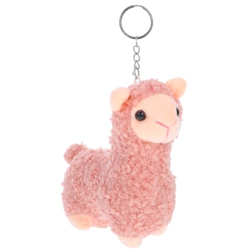 Gatuida Alpaka Schlüsselanhänger Alpaka Partydekorationen Kuscheltiere Mit Babys Lana Toys Kuscheltiere Für Babys Rosa Schaf Kuscheltier Giraffe Kuscheltier Alpaka von Gatuida