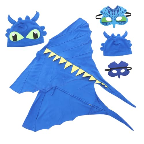 Gatuida Dinosaurier Kostüm mit Umhang Kapuze und Maske Dekoratives Halloween Cosplay Outfit für Jungen und Mädchen Einzigartiges Party Kostüm für Karneval und Verkleidungen Gatuida Dinosaurier Kostüm mit Umhang Kapuze und Maske Dekoratives Halloween Cosplay Outfit für Jungen und Mädchen Einzigartiges Party Kostüm für Karneval und Verkleidungen von Gatuida