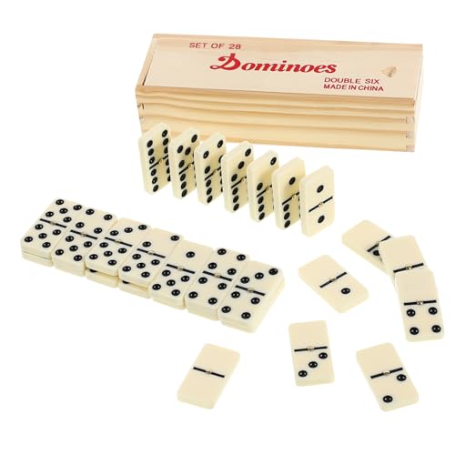 Gatuida Domino Set aus Melamin Tragbares Brettspiel für Erwachsene mit Aufbewahrung Kreatives Puzzle Gruppenspaß Fördert Koordination für Party und Zuhause Gatuida Domino Set aus Melamin Tragbares Brettspiel für Erwachsene mit Aufbewahrung Kreatives Puzzle Gruppenspaß Fördert Koordination für Party und Zuhause von Gatuida