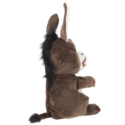 Gatuida Donkey Handpuppe Plüschtier Kuscheliges Bauernhoftier für Motorik Rollenspiel und Geschichtenerzählen Leichtes Dekoratives Handspielzeug für Drinnen und Draußen Gatuida Donkey Handpuppe Plüschtier Kuscheliges Bauernhoftier für Motorik Rollenspiel und Geschichtenerzählen Leichtes Dekoratives Handspielzeug für Drinnen und Draußen von Gatuida