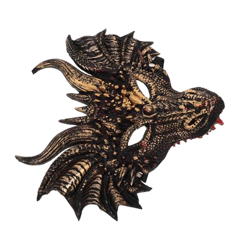 Gatuida Drachenkopf Maske Halloween Kostümmaske Vollgesichts Cosplay Tiermaske aus Leichtem PU für Party Maskerade Bühnenauftritte Erwachsene Gatuida Drachenkopf Maske Halloween Kostümmaske Vollgesichts Cosplay Tiermaske aus Leichtem PU für Party Maskerade Bühnenauftritte Erwachsene von Gatuida