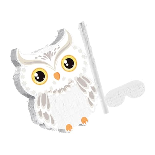 Gatuida Eulen Piñata mit Stab und Augenbinde Kleines Waldtier für Kindergeburtstag Niedliche Tier Deko Einfache Befüllung für Süßigkeiten und Spielspaß bei Party und Halloween Gatuida Eulen Piñata mit Stab und Augenbinde Kleines Waldtier für Kindergeburtstag Niedliche Tier Deko Einfache Befüllung für Süßigkeiten und Spielspaß bei Party und Halloween von Gatuida