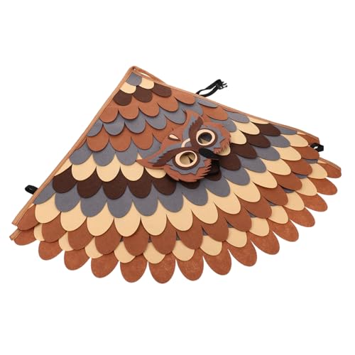 Gatuida Eulenkostüm mit Flügeln und Maske aus Weichem Filz Atmungsaktiv und Leicht für Jungen und Mädchen Vielseitig für Rollenspiele Halloween und Tierkostüm Party Komfortabel und Gatuida Eulenkostüm mit Flügeln und Maske aus Weichem Filz Atmungsaktiv und Leicht für Jungen und Mädchen Vielseitig für Rollenspiele Halloween und Tierkostüm Party Komfortabel und von Gatuida