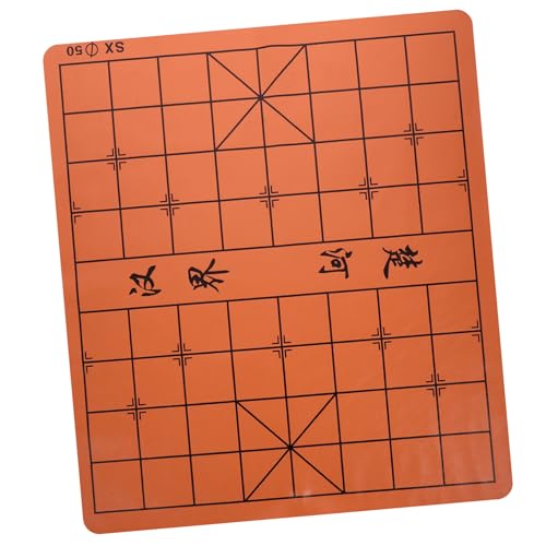 Gatuida Faltbares Schachbrett aus Langlebigem Kunstleder Doppelseitiges Chinesisches Schach und Go Brett Leichtes Tragbares Schachzubehör mit Weichem Tuchbezug für Schüler Zufällige Farbe Gatuida Faltbares Schachbrett aus Langlebigem Kunstleder Doppelseitiges Chinesisches Schach und Go Brett Leichtes Tragbares Schachzubehör mit Weichem Tuchbezug für Schüler Zufällige Farbe von Gatuida