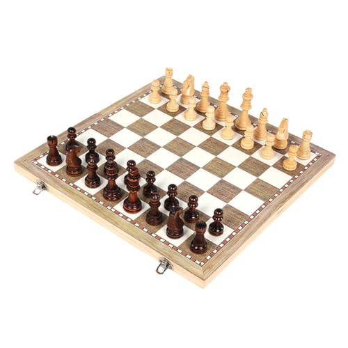 Gatuida Faltbares Schachspiel aus Multifunktionales West Schach Leichtes und Tragbares Schachbrett für Erwachsene und Junge Mädchen Edukatives Brettspiel Praktisches Reisespiel Gatuida Faltbares Schachspiel aus Multifunktionales West Schach Leichtes und Tragbares Schachbrett für Erwachsene und Junge Mädchen Edukatives Brettspiel Praktisches Reisespiel von Gatuida