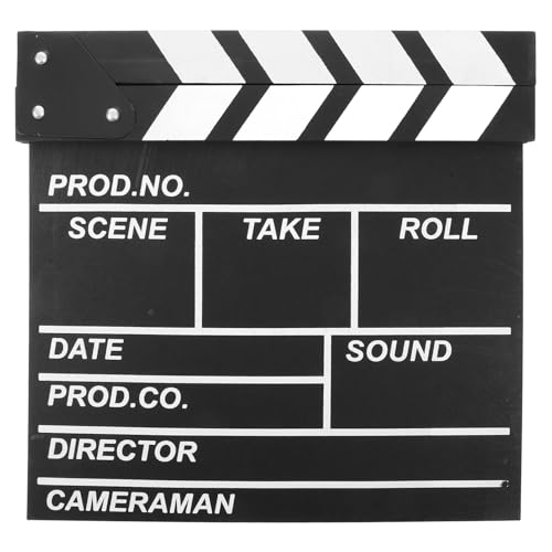 Gatuida Film Clapboard aus Holz Vielseitiges für Fotografie Film Props und Lernspielzeug und Nachhaltig für Kreative Szenen Gatuida Film Clapboard aus Holz Vielseitiges für Fotografie Film Props und Lernspielzeug und Nachhaltig für Kreative Szenen von Gatuida