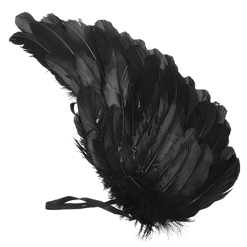 Gatuida Flügel Kostüm Zubehör für Schwarze Federn für Halloween Cosplay und Bühnenaufführungen Gatuida Flügel Kostüm Zubehör für Schwarze Federn für Halloween Cosplay und Bühnenaufführungen von Gatuida