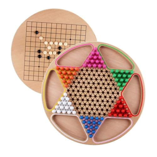 Gatuida Gobang und Chinesisches Damespiel aus Holz Lernspielzeug mit Glatter Oberfläche Robustes Brettspiel für Kognitive Entwicklung und Familienspaß Leicht und Tragbar Gatuida Gobang und Chinesisches Damespiel aus Holz Lernspielzeug mit Glatter Oberfläche Robustes Brettspiel für Kognitive Entwicklung und Familienspaß Leicht und Tragbar von Gatuida