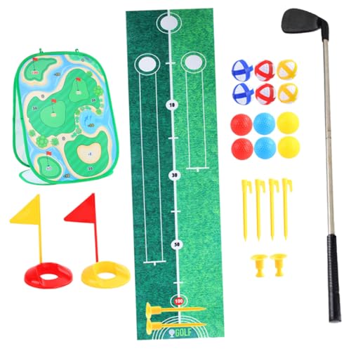 Gatuida Golfspiel Set Outdoor Spielmatte Tragbares Golfspielzeug für Kleinkinder Fördert Koordination Vorstellungskraft Geduld Spielgeräte Junge Mädchen Draußen Gatuida Golfspiel Set Outdoor Spielmatte Tragbares Golfspielzeug für Kleinkinder Fördert Koordination Vorstellungskraft Geduld Spielgeräte Junge Mädchen Draußen von Gatuida