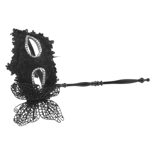 Gatuida Handgehaltene Masquerade Maske mit Stick Damen Kostüm Requisit Venezianische Karneval Party Maskenball Zubehör für Cosplay und Festliche Anlässe Gatuida Handgehaltene Masquerade Maske mit Stick Damen Kostüm Requisit Venezianische Karneval Party Maskenball Zubehör für Cosplay und Festliche Anlässe von Gatuida
