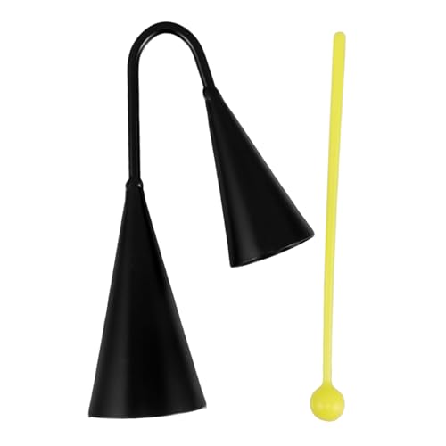 Gatuida Handheld Percussion Instrument für Doppeltöniger Kuhglocke und Agogo Glocken Sicher und Kinderfreundlich Fördert Musikalisches Gehör und Hörfähigkeiten für Frühe Musikbildung Gatuida Handheld Percussion Instrument für Doppeltöniger Kuhglocke und Agogo Glocken Sicher und Kinderfreundlich Fördert Musikalisches Gehör und Hörfähigkeiten für Frühe Musikbildung von Gatuida