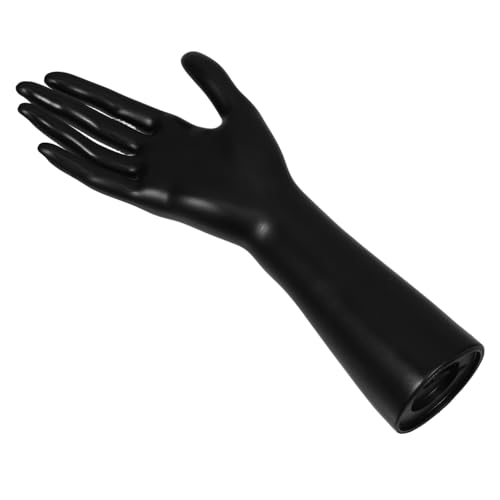 Gatuida Handmodell-requisiten Handmodell Requisiten Präsentationsständer Für Handschmuck Ausstellungsstand Skulpturen Wohnkultur Weibliche Schaufensterpuppe Hand Armbandständer Black Pvc von Gatuida