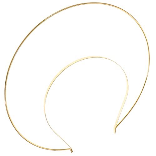 Gatuida Heiligenschein Stirnband Aus Metall - Halo Krone Für Kostüme - Göttin Braut Karneval Goldenes Haaraccessoire Für Frauen von Gatuida