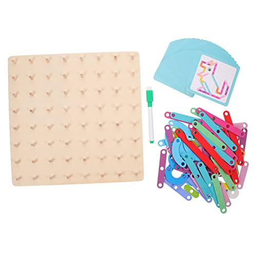 Gatuida Holz Geoboard Lernspielzeug für Montessori Mathe Lehrhilfe Pädagogisches Grafikspielzeug aus Hochwertigem Holz Sicher und Langlebig für Kindergarten und Vorschule Gatuida Holz Geoboard Lernspielzeug für Montessori Mathe Lehrhilfe Pädagogisches Grafikspielzeug aus Hochwertigem Holz Sicher und Langlebig für Kindergarten und Vorschule von Gatuida