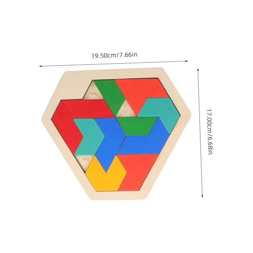 Gatuida Holz Sechseck Puzzle für Montessori Kreative Formen Vielfältiges Design Fördert Denkvermögen Hand Auge Koordination Frühkindliche Entwicklung für Jungen und Mädchen Gatuida Holz Sechseck Puzzle für Montessori Kreative Formen Vielfältiges Design Fördert Denkvermögen Hand Auge Koordination Frühkindliche Entwicklung für Jungen und Mädchen von Gatuida