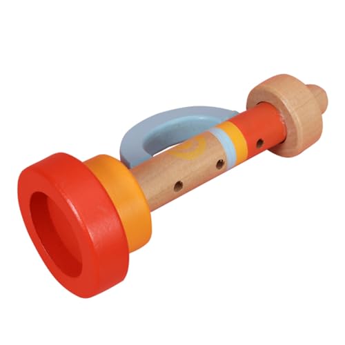 Gatuida Holz Trompete für Musikinstrument Lernspielzeug Pädagogisch Realistisches Klangspielzeug Sicher Tragbar für Junge Mädchen und Kleinkinder Frühkindliche Gatuida Holz Trompete für Musikinstrument Lernspielzeug Pädagogisch Realistisches Klangspielzeug Sicher Tragbar für Junge Mädchen und Kleinkinder Frühkindliche von Gatuida