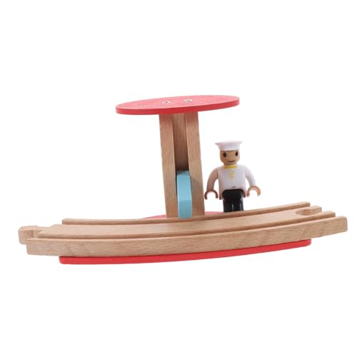 Gatuida Holz Zugschienen Zubehör Dekorativer Straßenblock Eisenbahn DIY Modell Bahnstrecke Holzspielzeug Zubehör Gatuida Holz Zugschienen Zubehör Dekorativer Straßenblock Eisenbahn DIY Modell Bahnstrecke Holzspielzeug Zubehör von Gatuida