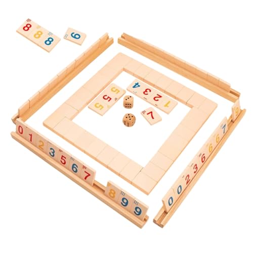 Gatuida Holz brettspiel mit Würfeln und Zahlen Sicherer Kanten Fördert Logisches Denken Lernspielzeug für Familien und Geburtstagsfeiern Gatuida Holz brettspiel mit Würfeln und Zahlen Sicherer Kanten Fördert Logisches Denken Lernspielzeug für Familien und Geburtstagsfeiern von Gatuida