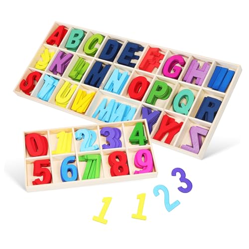 Gatuida Holzbuchstaben und Zahlen Mittlere Bunte Holzbuchstaben und Zahlen Glatte Oberfläche für Vorschul Lernaktivitäten Spielerisches Englisch Lernen Gatuida Holzbuchstaben und Zahlen Mittlere Bunte Holzbuchstaben und Zahlen Glatte Oberfläche für Vorschul Lernaktivitäten Spielerisches Englisch Lernen von Gatuida