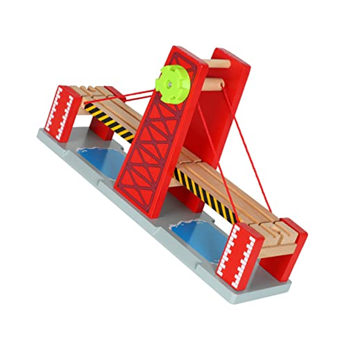 Gatuida Holzeisenbahn Brücke DIY Kompatible Holzeisenbahn Schienen Kinderfreundliche Zugstrecke mit Hebebrücke Kreatives Bahnset für Jungen und Mädchen Gatuida Holzeisenbahn Brücke DIY Kompatible Holzeisenbahn Schienen Kinderfreundliche Zugstrecke mit Hebebrücke Kreatives Bahnset für Jungen und Mädchen von Gatuida