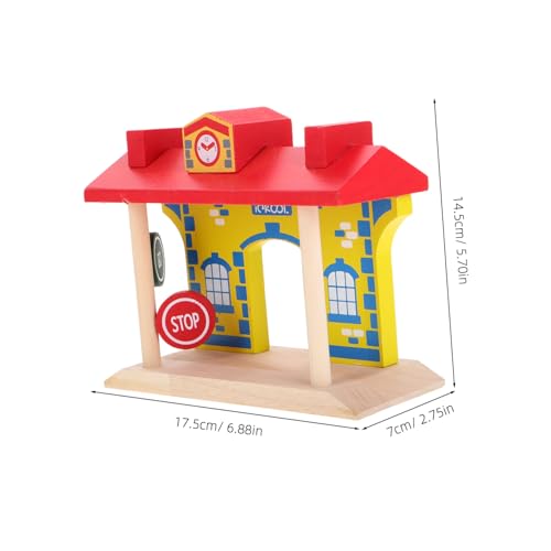 Gatuida Holzeisenbahn Spielset mit Realistischer Bahnstation und Straßensperre Pädagogisches Zugschienenspielzeug Verkehrssicherheit Feinmotorik und Sozialer Kompetenz für Ab Jahren Gatuida Holzeisenbahn Spielset mit Realistischer Bahnstation und Straßensperre Pädagogisches Zugschienenspielzeug Verkehrssicherheit Feinmotorik und Sozialer Kompetenz für Ab Jahren von Gatuida