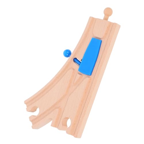 Gatuida Holzeisenbahn Zubehör Blauer Einzelner Weichen Gleisabschnitt aus Massivem Holz Leicht Montierbar Fördert Kreativität Feinmotorik und Logisches bei Kindern Ab Jahren Gatuida Holzeisenbahn Zubehör Blauer Einzelner Weichen Gleisabschnitt aus Massivem Holz Leicht Montierbar Fördert Kreativität Feinmotorik und Logisches bei Kindern Ab Jahren von Gatuida