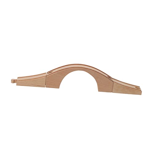 Gatuida Holzeisenbahn Zubehör Zugbrücke aus Holz zum Zusammenbauen Einfache Montage Erweiterbar für Eisenbahn Kreatives Schienenset für Jungen und Mädchen Langlebig und Sicher Gatuida Holzeisenbahn Zubehör Zugbrücke aus Holz zum Zusammenbauen Einfache Montage Erweiterbar für Eisenbahn Kreatives Schienenset für Jungen und Mädchen Langlebig und Sicher von Gatuida