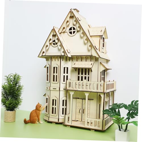 Gatuida Holzpuzzle Gothic Villa Modellhaus Kreatives Baupuzzle Geschenk für Erwachsene Geburtstags Halloween Dekoration Langlebig und Einfach Zusammenzubauen Gatuida Holzpuzzle Gothic Villa Modellhaus Kreatives Baupuzzle Geschenk für Erwachsene Geburtstags Halloween Dekoration Langlebig und Einfach Zusammenzubauen von Gatuida