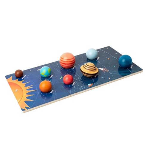 Gatuida Holzpuzzle Sonnensystem Lernspielzeug Teiliges Montessori Planeten Greifspielzeug zur Kognitiven und Frühkindlichen Entwicklung für Kleinkinder Jungen Mädchen Gatuida Holzpuzzle Sonnensystem Lernspielzeug Teiliges Montessori Planeten Greifspielzeug zur Kognitiven und Frühkindlichen Entwicklung für Kleinkinder Jungen Mädchen von Gatuida