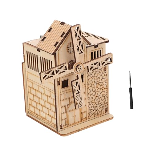 Gatuida Holzpuzzle Windmühle Musikspielzeug Holzbausatz Motorikspielzeug für Ab Jahre Kreativität und Eltern Junge Mädchen bindung aus Robustem Langlebigem Holz Gatuida Holzpuzzle Windmühle Musikspielzeug Holzbausatz Motorikspielzeug für Ab Jahre Kreativität und Eltern Junge Mädchen bindung aus Robustem Langlebigem Holz von Gatuida