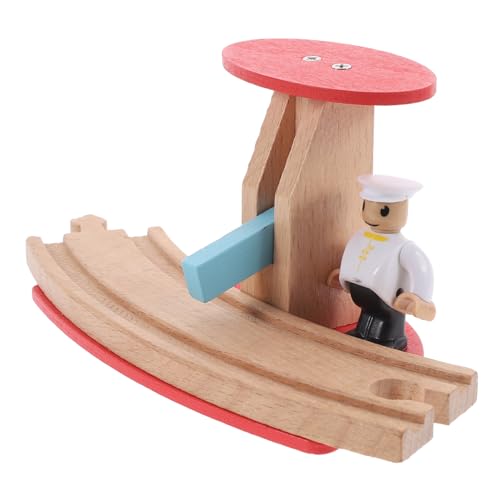 Gatuida Holzschienen Zubehör Bahnübergang aus Holz Realistisches Eisenbahn Straßensperre Modell Stabile Kindgerechte Bausteine für Kreative Holzeisenbahn Spiele Gatuida Holzschienen Zubehör Bahnübergang aus Holz Realistisches Eisenbahn Straßensperre Modell Stabile Kindgerechte Bausteine für Kreative Holzeisenbahn Spiele von Gatuida