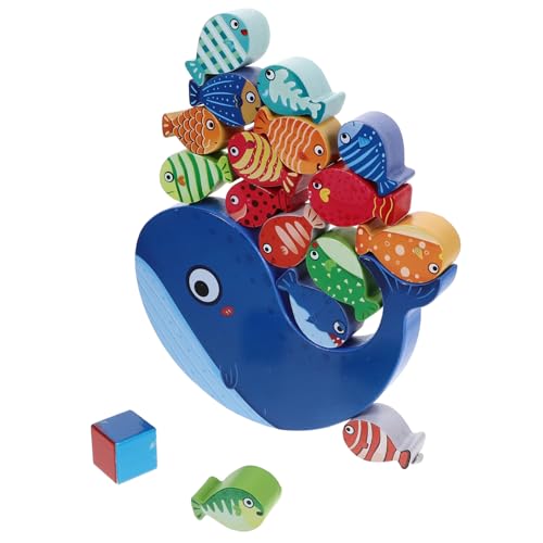 Gatuida Holzspielzeug Meereswal Balancespiel Stapelspiel Interaktives Lernspielzeug für Kleinkinder Gleichgewicht Hand Auge Koordination und Soziale Fähigkeiten Gatuida Holzspielzeug Meereswal Balancespiel Stapelspiel Interaktives Lernspielzeug für Kleinkinder Gleichgewicht Hand Auge Koordination und Soziale Fähigkeiten von Gatuida