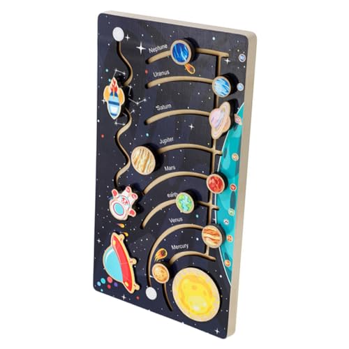 Gatuida Holzspielzeug Sonnensystem Puzzle Beweglich Pädagogisch für Lernspielzeug Motorisch Kreatives Weltraumspielzeug Ab Jahren Gatuida Holzspielzeug Sonnensystem Puzzle Beweglich Pädagogisch für Lernspielzeug Motorisch Kreatives Weltraumspielzeug Ab Jahren von Gatuida