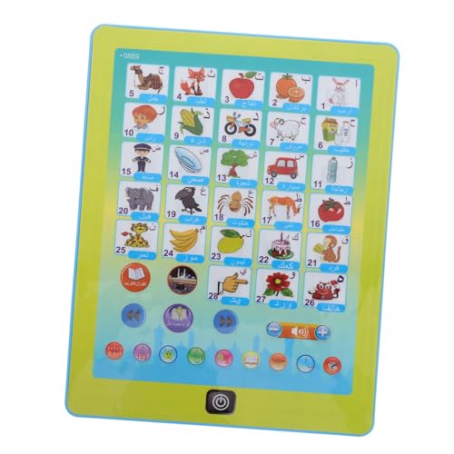 Gatuida Lerntablet Für Junge Mädchen Mit Touchscreen-Funktion Arabisch-lernspielzeug Mit Interaktiven Klangbüchern Und Wortbüchern Mobile Früherziehungsmaschine Für Zweisprachigen Unterric Gatuida Lerntablet Für Junge Mädchen Mit Touchscreen-Funktion Arabisch-lernspielzeug Mit Interaktiven Klangbüchern Und Wortbüchern Mobile Früherziehungsmaschine Für Zweisprachigen Unterric von Gatuida