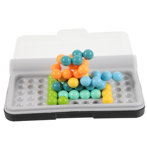 Gatuida Intelligentes Denkspielzeug für Bunte Pyramid Perlenpuzzle Robustes Lernspielzeug Motorik Hand Auge Koordination und Problemlösungskompetenz Gatuida Intelligentes Denkspielzeug für Bunte Pyramid Perlenpuzzle Robustes Lernspielzeug Motorik Hand Auge Koordination und Problemlösungskompetenz von Gatuida