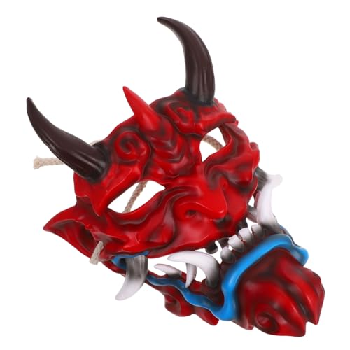 Gatuida Japanische Hannya Maske Halloween Cosplay Maske für Erwachsene Leichte und Atmungsaktive Dämonenmaske mit Flexiblem Band für Gruselige Kostümpartys und Festivalverkleidungen Gatuida Japanische Hannya Maske Halloween Cosplay Maske für Erwachsene Leichte und Atmungsaktive Dämonenmaske mit Flexiblem Band für Gruselige Kostümpartys und Festivalverkleidungen von Gatuida