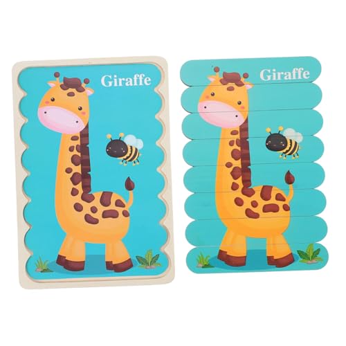 Gatuida Kinderpuzzle Holzspielzeug Lernspielzeug für Vorschule mit Doppelseitigen Tiermotiven Zebra und Giraffe Pädagogisches Holzpuzzle für Kleinkinder Ab Jahren Fördert Logisches und Gatuida Kinderpuzzle Holzspielzeug Lernspielzeug für Vorschule mit Doppelseitigen Tiermotiven Zebra und Giraffe Pädagogisches Holzpuzzle für Kleinkinder Ab Jahren Fördert Logisches und von Gatuida
