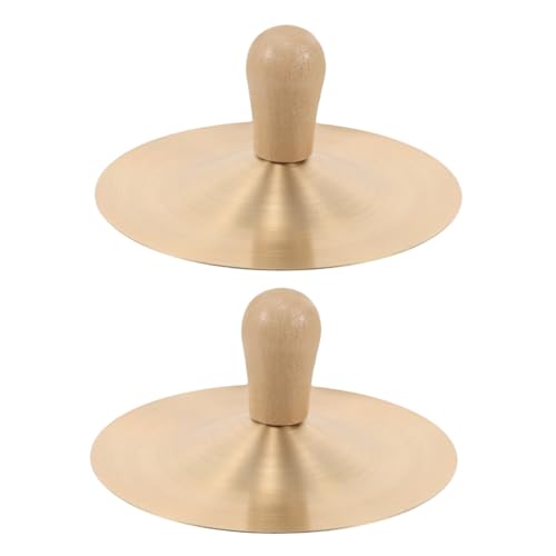 Gatuida Kindgerechte Fingerzimbeln mit Holzgriff Kupfer Schlaginstrument Trommel Praxis Musikalische Kindergarten Musikunterricht Party Gatuida Kindgerechte Fingerzimbeln mit Holzgriff Kupfer Schlaginstrument Trommel Praxis Musikalische Kindergarten Musikunterricht Party von Gatuida