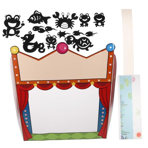 Gatuida Kreatives DIY Schattenpuppentheater Set für Fingerfamilienpuppen Handwerklichem Bastelkit Feinmotorik Geeignet für Geschichtenerzählen und Wissenschaftliche Experimente Gatuida Kreatives DIY Schattenpuppentheater Set für Fingerfamilienpuppen Handwerklichem Bastelkit Feinmotorik Geeignet für Geschichtenerzählen und Wissenschaftliche Experimente von Gatuida