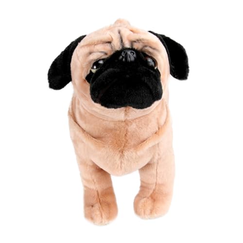 Gatuida Kuscheliges Plüsch Mops mit Weichem Fell Realistisches Hundestofftier für Kinderfreund Erwachsenenraumdeko und Langlebiges Hundebiss Perfektes für Altersgruppen Gatuida Kuscheliges Plüsch Mops mit Weichem Fell Realistisches Hundestofftier für Kinderfreund Erwachsenenraumdeko und Langlebiges Hundebiss Perfektes für Altersgruppen von Gatuida