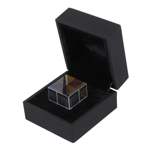 Gatuida Lichtwürfel Physikalisches Prisma Decoraciones Para Sala De Casa Led-spielzeug Lichtspektrum Prisma Led- Quadratisches Würfelprisma Puzzle-spielzeug Prismenwürfel Glas von Gatuida