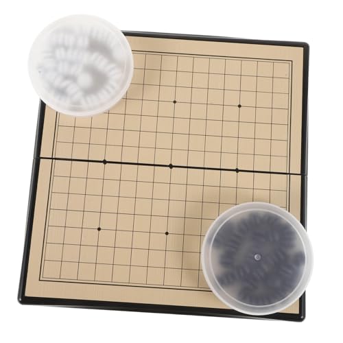 Gatuida Magnetische Schachbrett in Standardgröße Mit Sicheren Spielsteinen Gegen Herunterfallen Inklusive Aufbewahrungsbox Für Go Und Einer-Reihe-Spiel Für Anfänger Und Übungszwecke Gatuida Magnetische Schachbrett in Standardgröße Mit Sicheren Spielsteinen Gegen Herunterfallen Inklusive Aufbewahrungsbox Für Go Und Einer-Reihe-Spiel Für Anfänger Und Übungszwecke von Gatuida