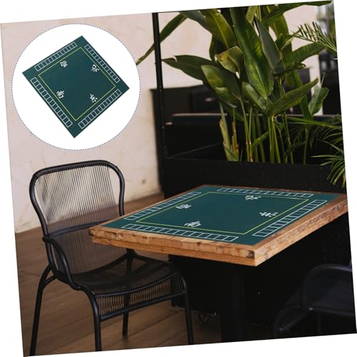 Gatuida Mahjong Tischmatte Quadratisch Grün rutschfeste Geräuschdämpfende Paigow Spielmatte für Domino Poker und Brettspiele Dicke Polyester Tischdecke mit Gummiboden Gatuida Mahjong Tischmatte Quadratisch Grün rutschfeste Geräuschdämpfende Paigow Spielmatte für Domino Poker und Brettspiele Dicke Polyester Tischdecke mit Gummiboden von Gatuida