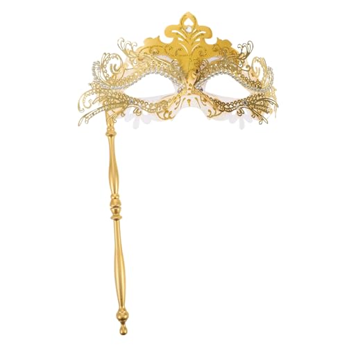 Gatuida Masquerade Kostüm Maske mit Abnehmbarem Stab Glänzende Partymaske mit Einzigartigem Drachendesign Wiederverwendbar für Damen für Halloween Karneval Cosplay Maskenball und Festliche Gatuida Masquerade Kostüm Maske mit Abnehmbarem Stab Glänzende Partymaske mit Einzigartigem Drachendesign Wiederverwendbar für Damen für Halloween Karneval Cosplay Maskenball und Festliche von Gatuida