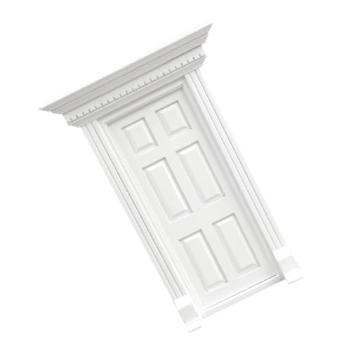 Gatuida Mini Holztür Ornament Weiß Fach Simulation Kleine Tür Dekoration Puppenhaus Zubehör Für Miniatur Haus Rollenspiel und Foto Requisiten Gatuida Mini Holztür Ornament Weiß Fach Simulation Kleine Tür Dekoration Puppenhaus Zubehör Für Miniatur Haus Rollenspiel und Foto Requisiten von Gatuida