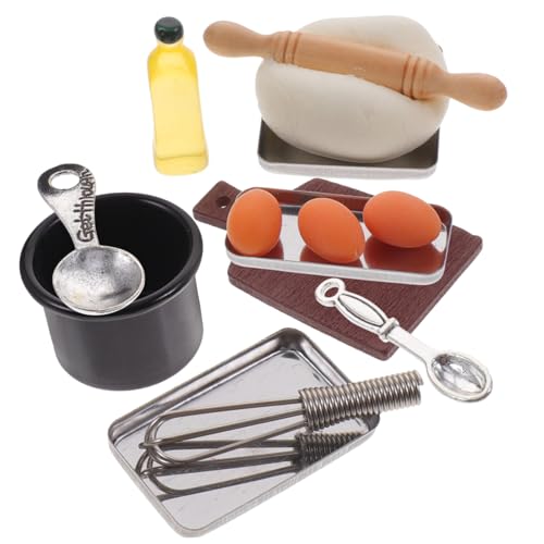 Gatuida Miniatur Backset Teiliges Puppenhaus Küchenzubehör Mini Backblech und Ei Set Realistische Miniaturspielzeug für Ab Jahren zum Kreativen Kochen und Dekorieren Gatuida Miniatur Backset Teiliges Puppenhaus Küchenzubehör Mini Backblech und Ei Set Realistische Miniaturspielzeug für Ab Jahren zum Kreativen Kochen und Dekorieren von Gatuida