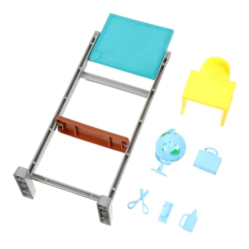 Gatuida Miniatur Lernset mit Miniatur tafel Stuhl Weltkugel und Schultasche Realistische Mini Chalkboard Modelle für Puppenhaus Dekoration und Basteln Feine Verarbeitung und Glatte Gatuida Miniatur Lernset mit Miniatur tafel Stuhl Weltkugel und Schultasche Realistische Mini Chalkboard Modelle für Puppenhaus Dekoration und Basteln Feine Verarbeitung und Glatte von Gatuida