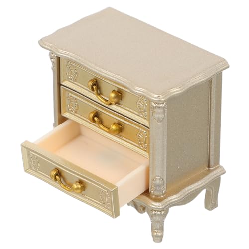 Gatuida Miniatur Vintage Nachttisch Schrank Bedside Table Miniature Model Möbel für Puppenhaus Schlafzimmer Dekoration Kunstvoll Gestaltet Langlebig Gatuida Miniatur Vintage Nachttisch Schrank Bedside Table Miniature Model Möbel für Puppenhaus Schlafzimmer Dekoration Kunstvoll Gestaltet Langlebig von Gatuida