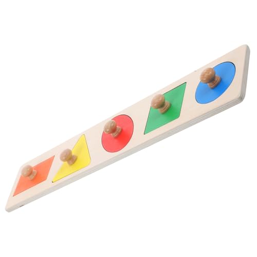 Gatuida Montessori Holz Steckpuzzle mit Knöpfen Form und Farbspielzeug für Kleinkinder Lernspielzeug Problemlösung und Sensorischer Entwicklung Gatuida Montessori Holz Steckpuzzle mit Knöpfen Form und Farbspielzeug für Kleinkinder Lernspielzeug Problemlösung und Sensorischer Entwicklung von Gatuida