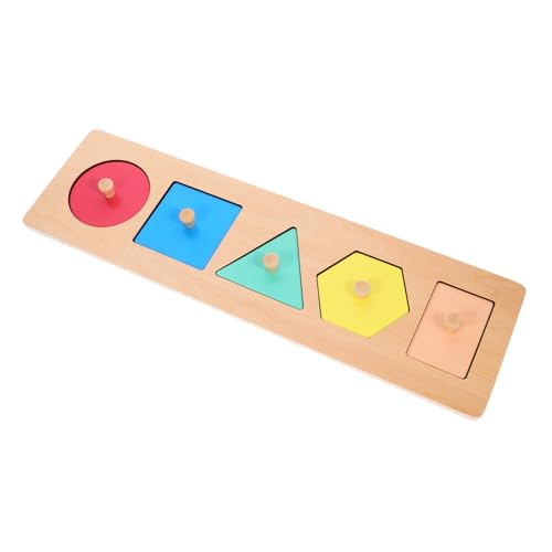 Gatuida Montessori Holzpuzzle für Kleinkinder Ab Jahre Geometrisches Steckspiel aus Glattem Kindersicherem Holz Fördert Form Farberkennung Sowie Hand Auge koordination und Kreatives Gatuida Montessori Holzpuzzle für Kleinkinder Ab Jahre Geometrisches Steckspiel aus Glattem Kindersicherem Holz Fördert Form Farberkennung Sowie Hand Auge koordination und Kreatives von Gatuida
